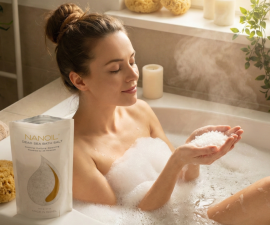 άλατα στο μπάνιο nanoil