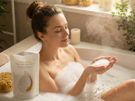 άλατα στο μπάνιο nanoil